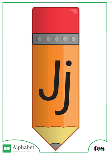 The Letter J - Pencil Theme