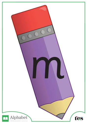 The Letter M - Pencil Theme