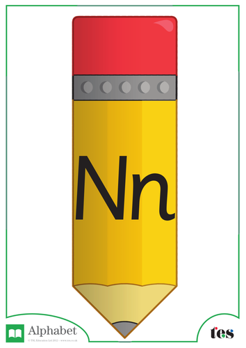 The Letter N - Pencil Theme
