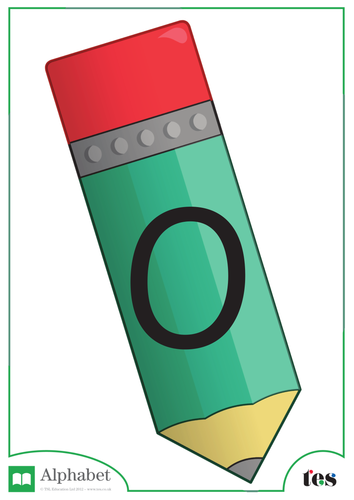 The Letter O - Pencil Theme