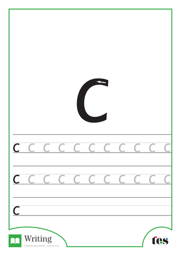 Letter Formation – The Letter C