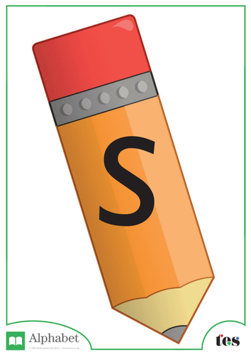 The Letter S - Pencil Theme