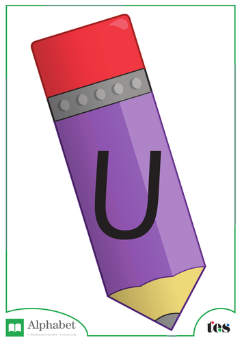 The Letter U - Pencil Theme