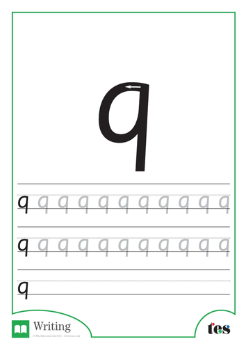 Letter Formation – The Letter Q