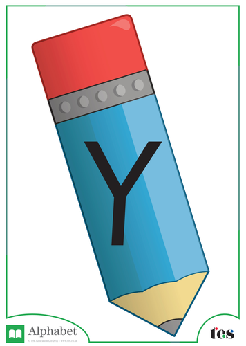 The Letter Y - Pencil Theme