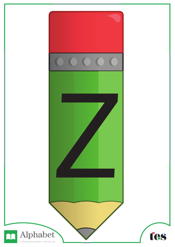 The Letter Z - Pencil Theme