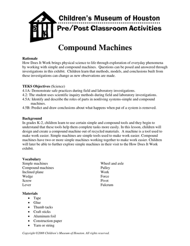 Compound Machines