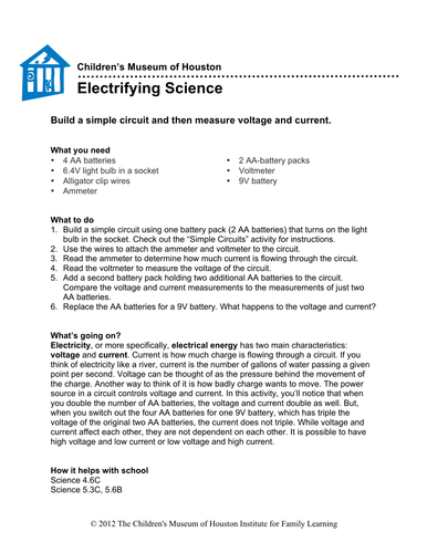Electrifying Science