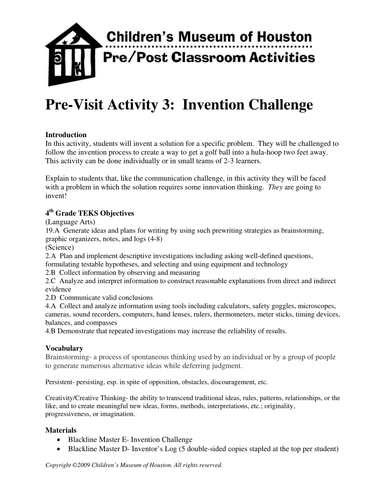 Invention Challenge