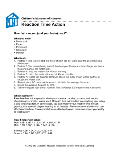 Reaction Time Action
