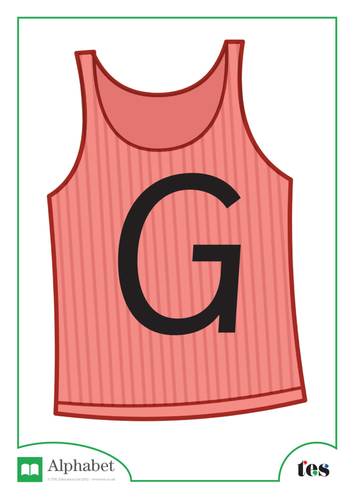 The Letter G - Clothing Theme