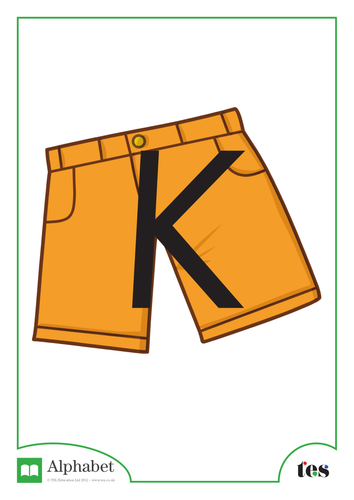 The Letter K - Clothing Theme