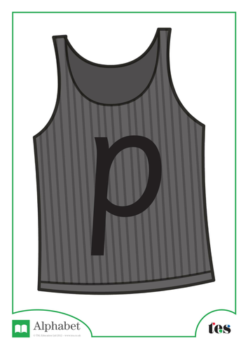 The Letter P - Clothing Theme