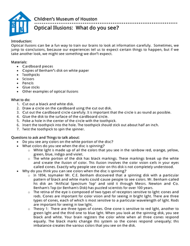 Optical Illusions: What do you see?