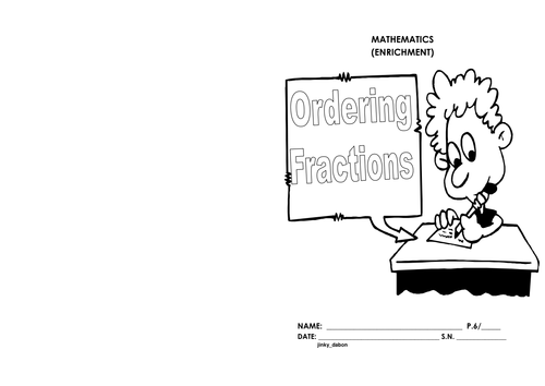 KS2 Ordering Fractions