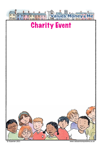 Charity Event Poster template