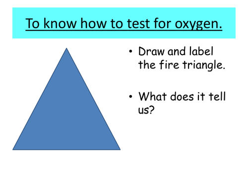 Testing for oxygen