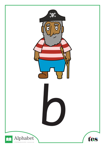 The Letter B - Pirate Theme
