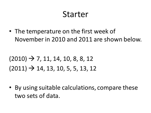 Which average is best?