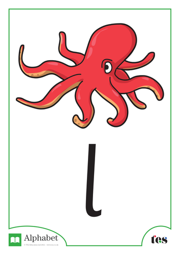 The Letter L - Ocean Theme