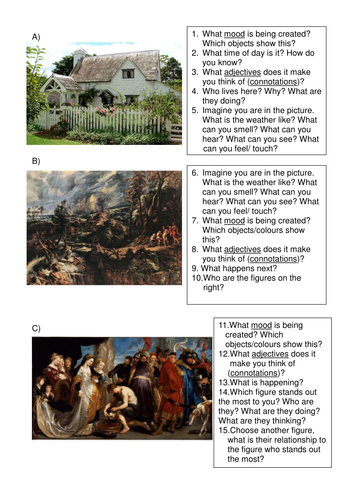 Gcse english language creative writing image