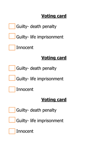 Capital Punishment debate