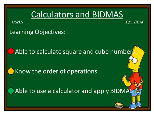 Calculators and BIDMAS