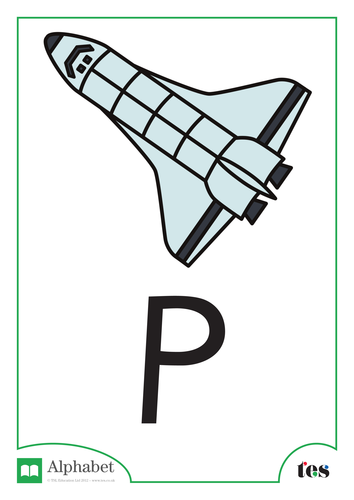 The Letter P - Space Theme