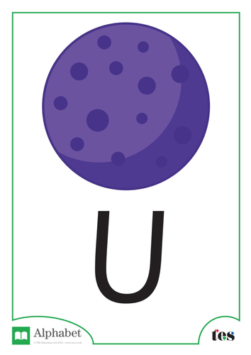 The Letter U - Space Theme