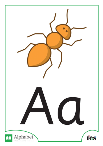 The Letter A - Minibeasts Theme