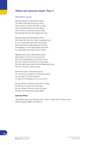 PSHCE / PSHE - Bullying