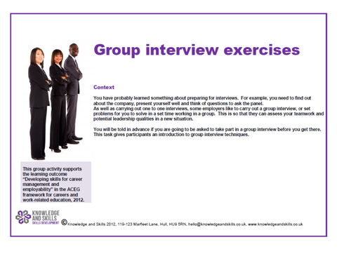 Group Interview Techniques