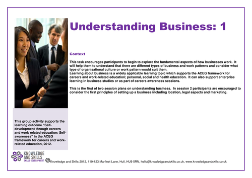 Understanding Business Part 1