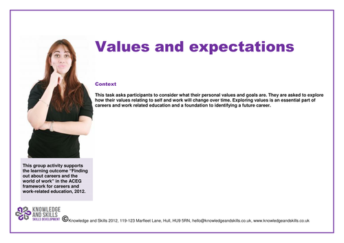 Values and Expectations