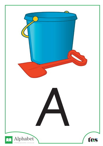 A-Z Classroom Display - Seaside Theme