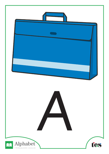 The Letter A - School Theme