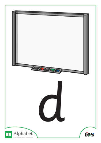 The Letter D - School Theme