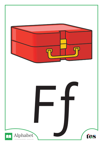 The Letter F - School Theme