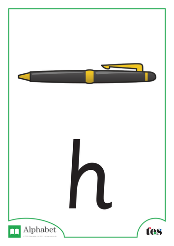 The Letter H - School Theme