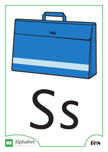 The Letter S - School Theme