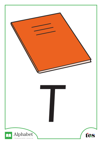 The Letter T - School Theme