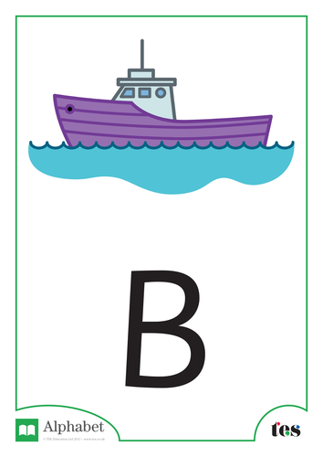 The Letter B - Transport Theme