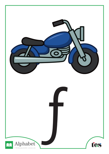The Letter F - Transport Theme