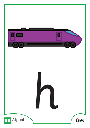 The Letter H - Transport Theme