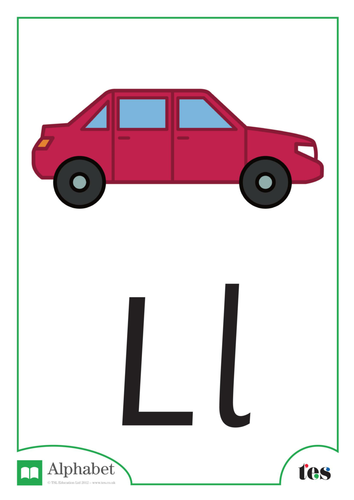 The Letter L - Transport Theme
