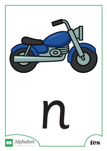 The Letter N - Transport Theme