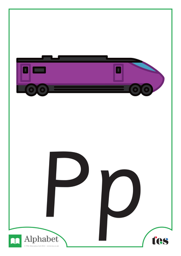 The Letter P - Transport Theme