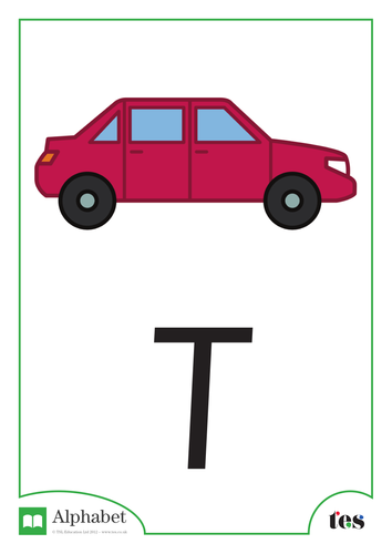 The Letter T - Transport Theme