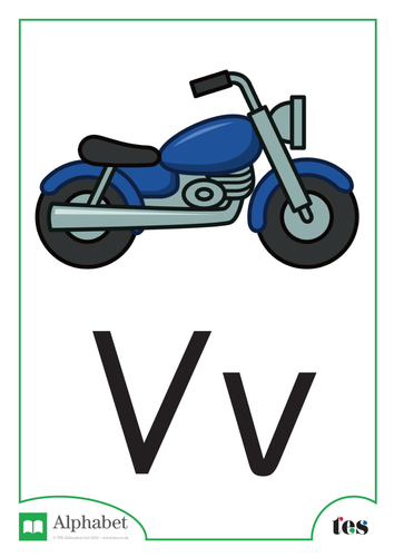 The Letter V - Transport Theme