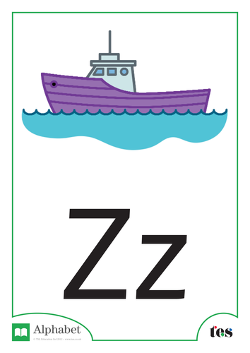 The Letter Z - Transport Theme